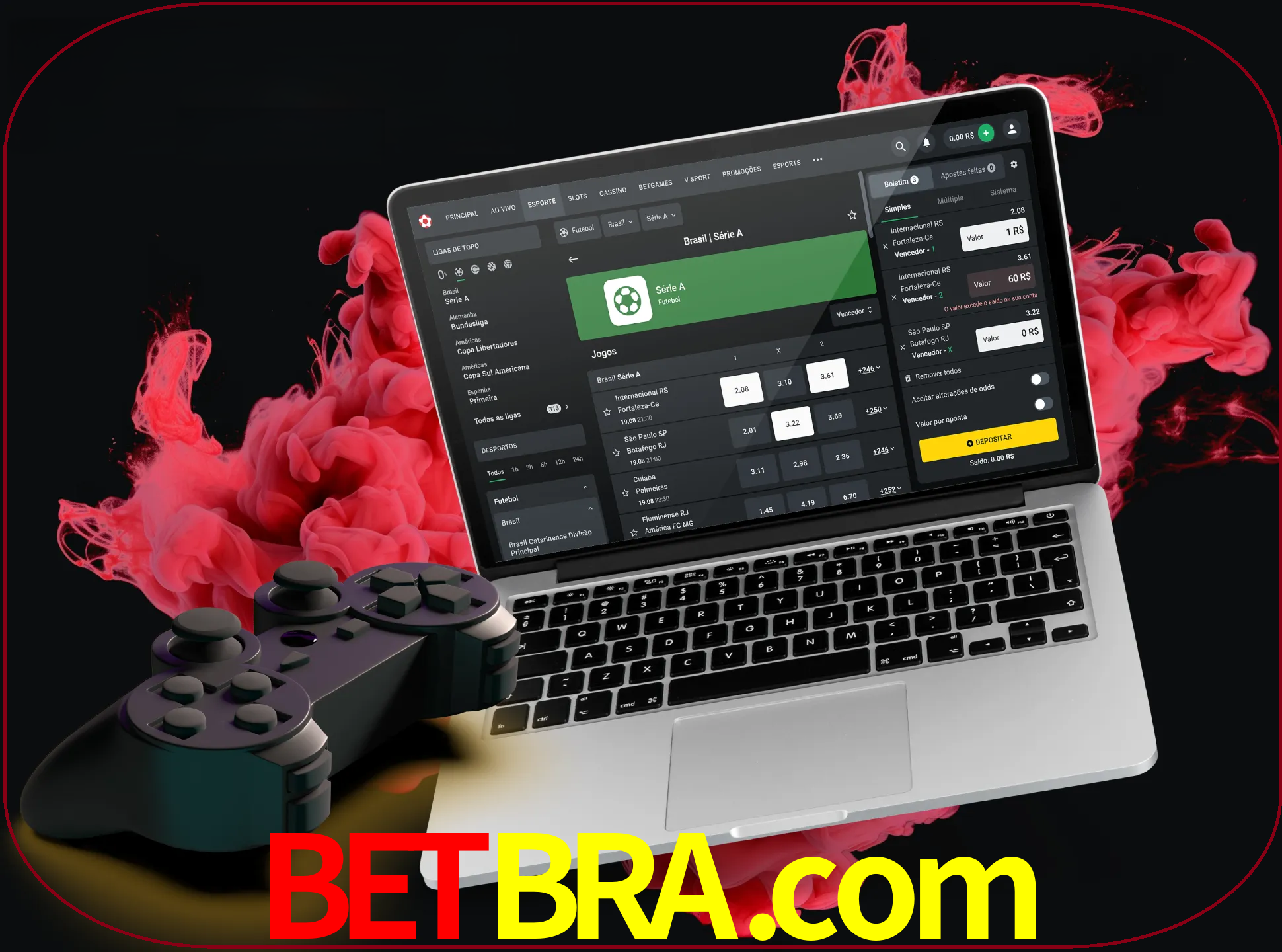 Visite a secção especial de jogos de vídeo em betbra para descobrir em que jogos pode apostar e ganhar muito dinheiro.