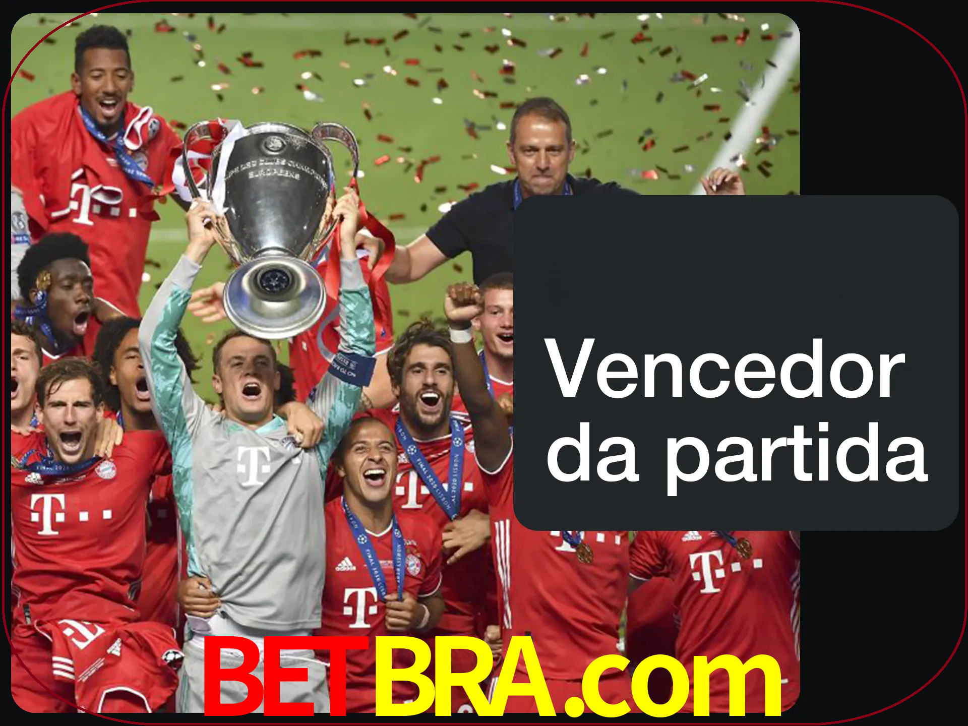 Aposte no vencedor e ganhe uma grande quantia de dinheiro.