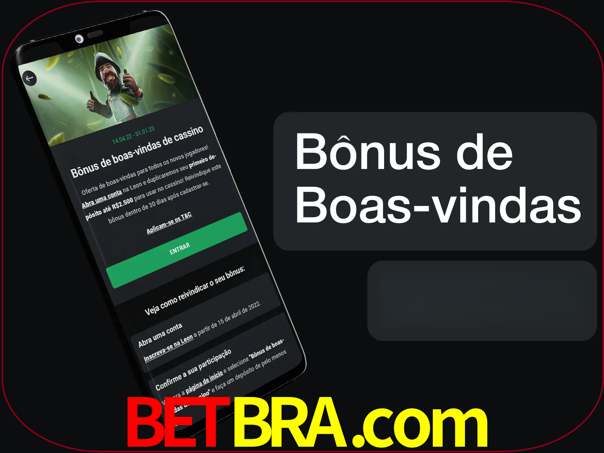 Não se esqueça de usar o bônus de boas-vindas.